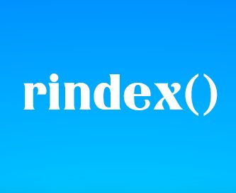 Метод rindex()