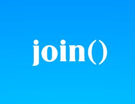 Метод join()